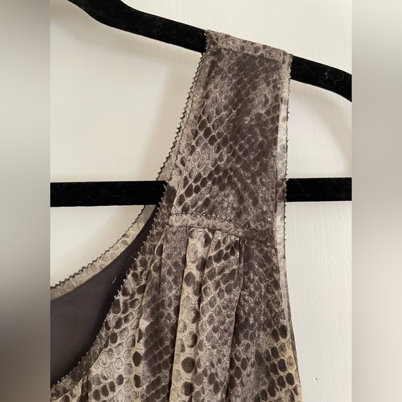 Snake print Silk Dress by Broadway & Broome. Size 2. - Picture 4 of 5